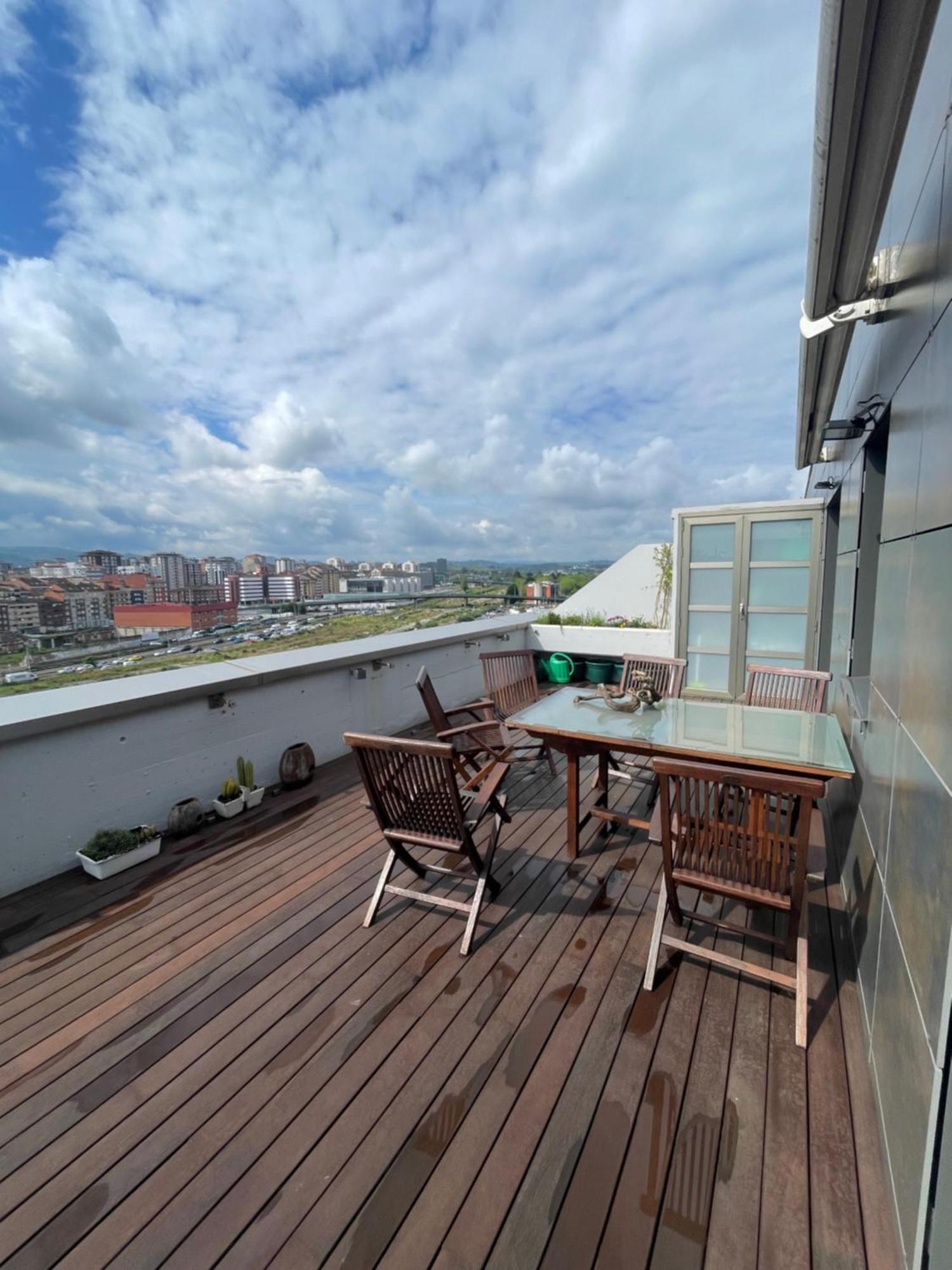 Ferienwohnung El Atico De La Playa Parking Gratis Gijón Exterior foto